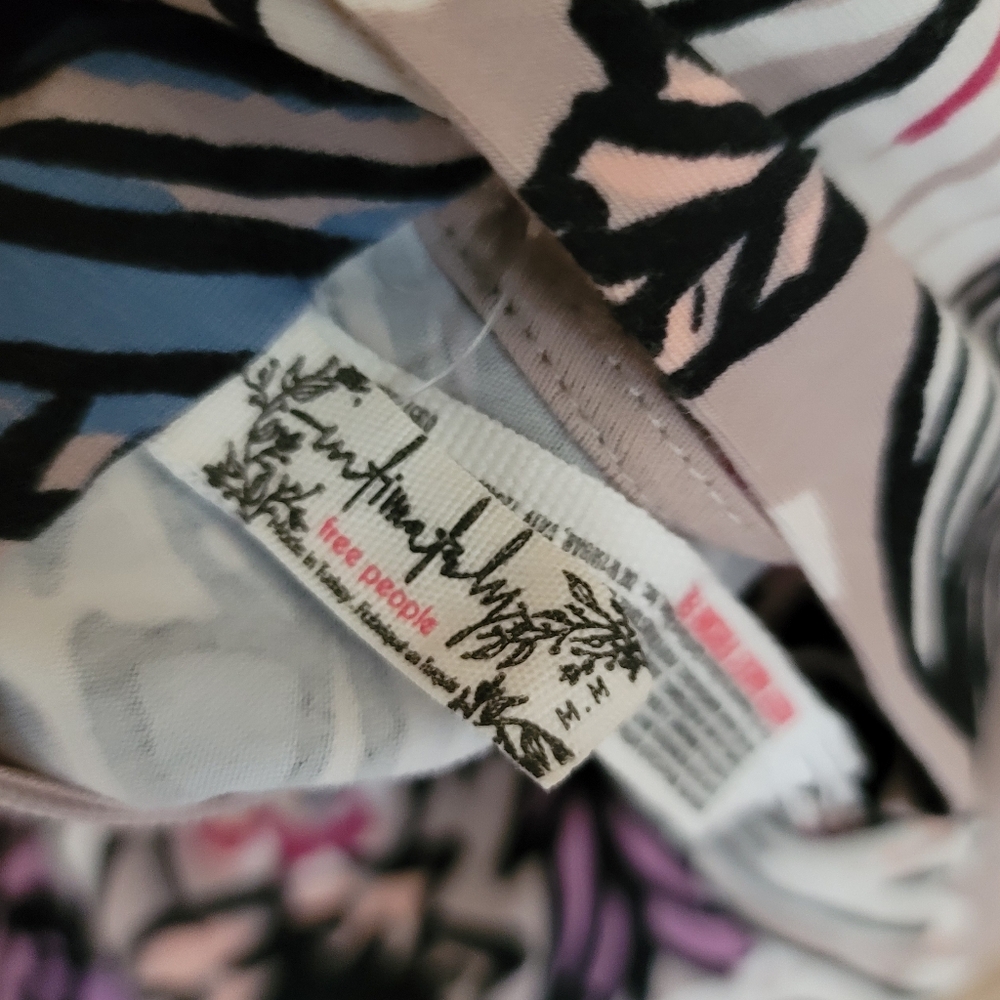 Fp Intimately Medium Multicolor Patterned Halter … - image 3